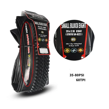 KENDA SMALL BLOCK OITO dobrável de pneus para bicicletas| 26 27.5 29 1.95 2.1|MTB tiye|mountain bike|peso leve| Kevlar
